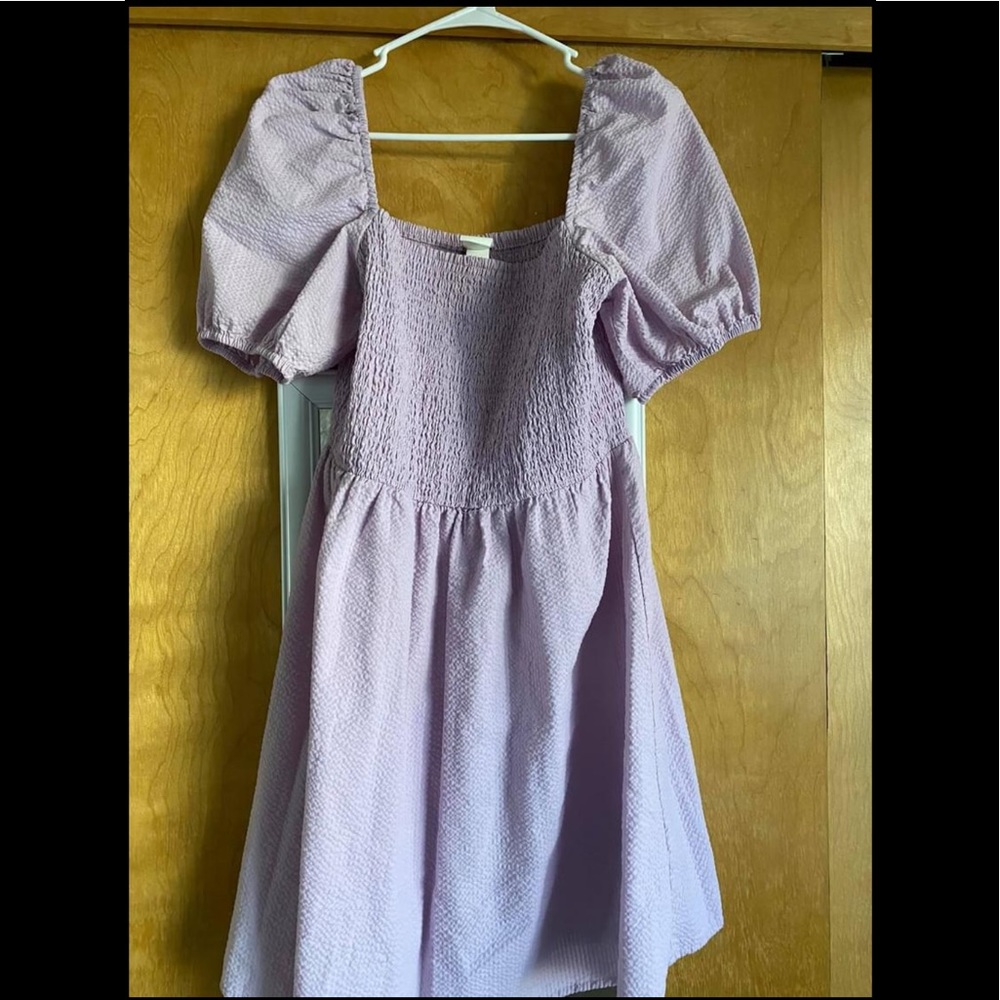 H&M Lilac/lavender knee length dress
